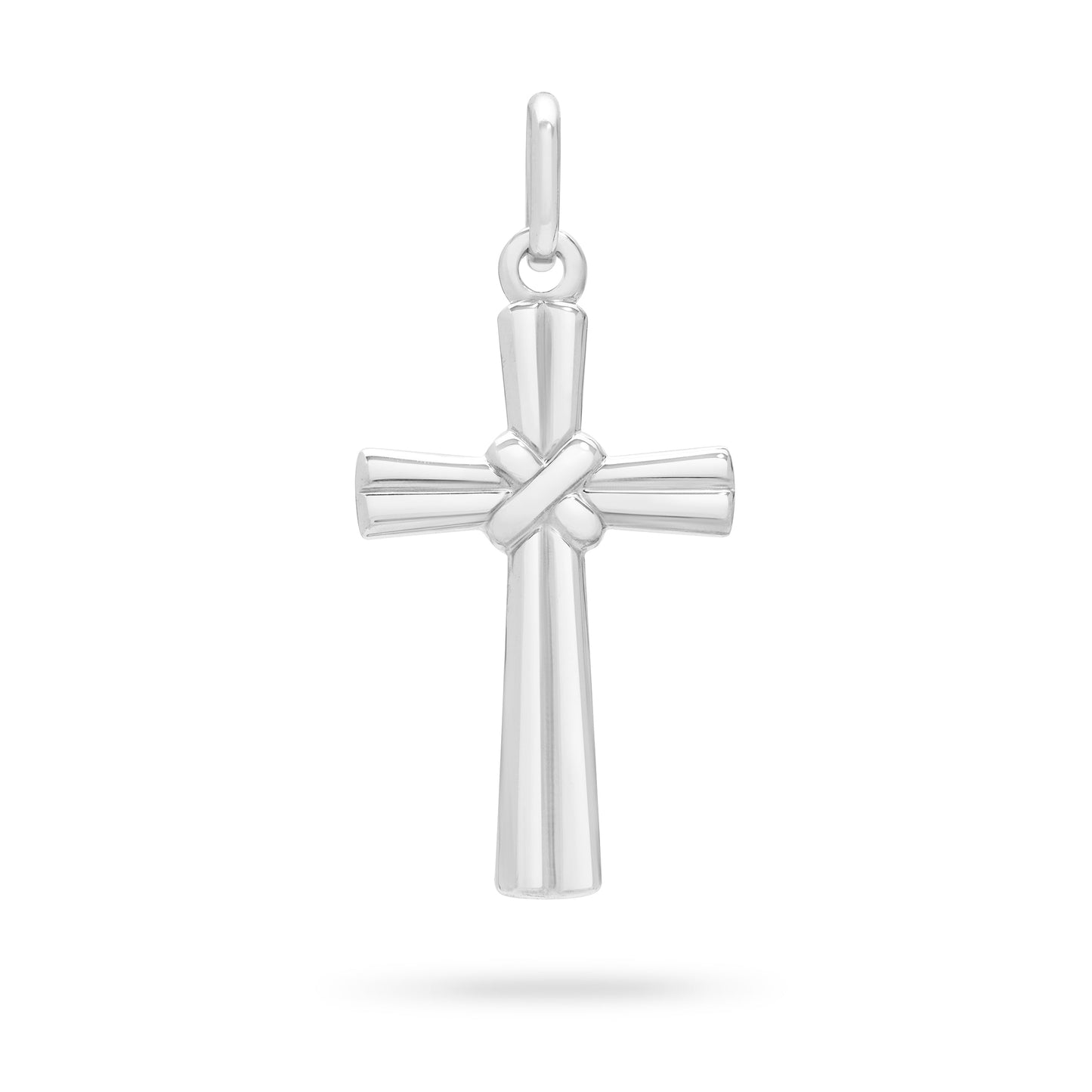 MONDO CATTOLICO ROMA 26 mm (1.02 in) Sterling Silver Knot Cross Pendant