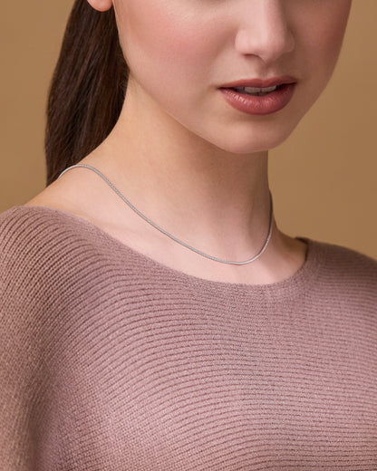 MONDO CATTOLICO ROMA Necklaces Sterling Silver Korean Chain Necklace