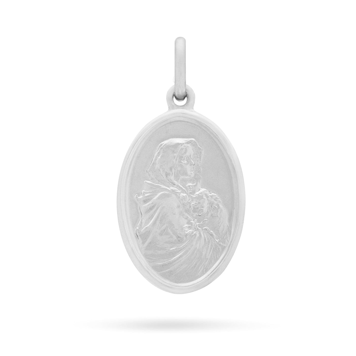 MONDO CATTOLICO Medal 16 mm (0.62 in) Sterling Silver Medal of Madonna of the Streets