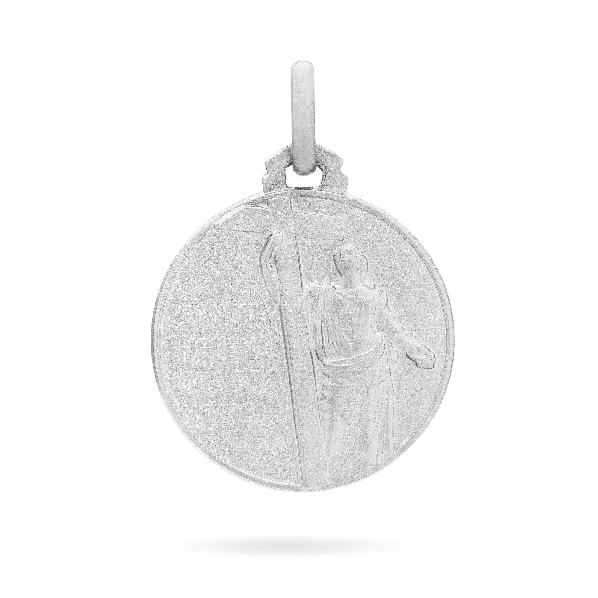 MONDO CATTOLICO Medal 18 mm (0.70 in) Sterling Silver medal of Saint Helen