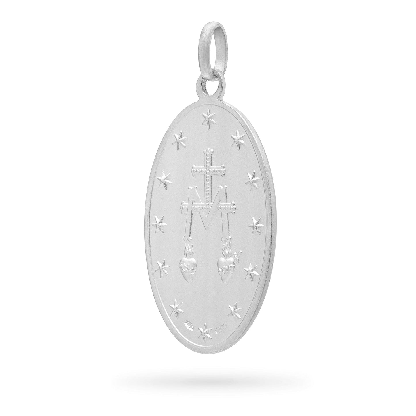 MONDO CATTOLICO Medal Sterling Silver Miraculous Medal