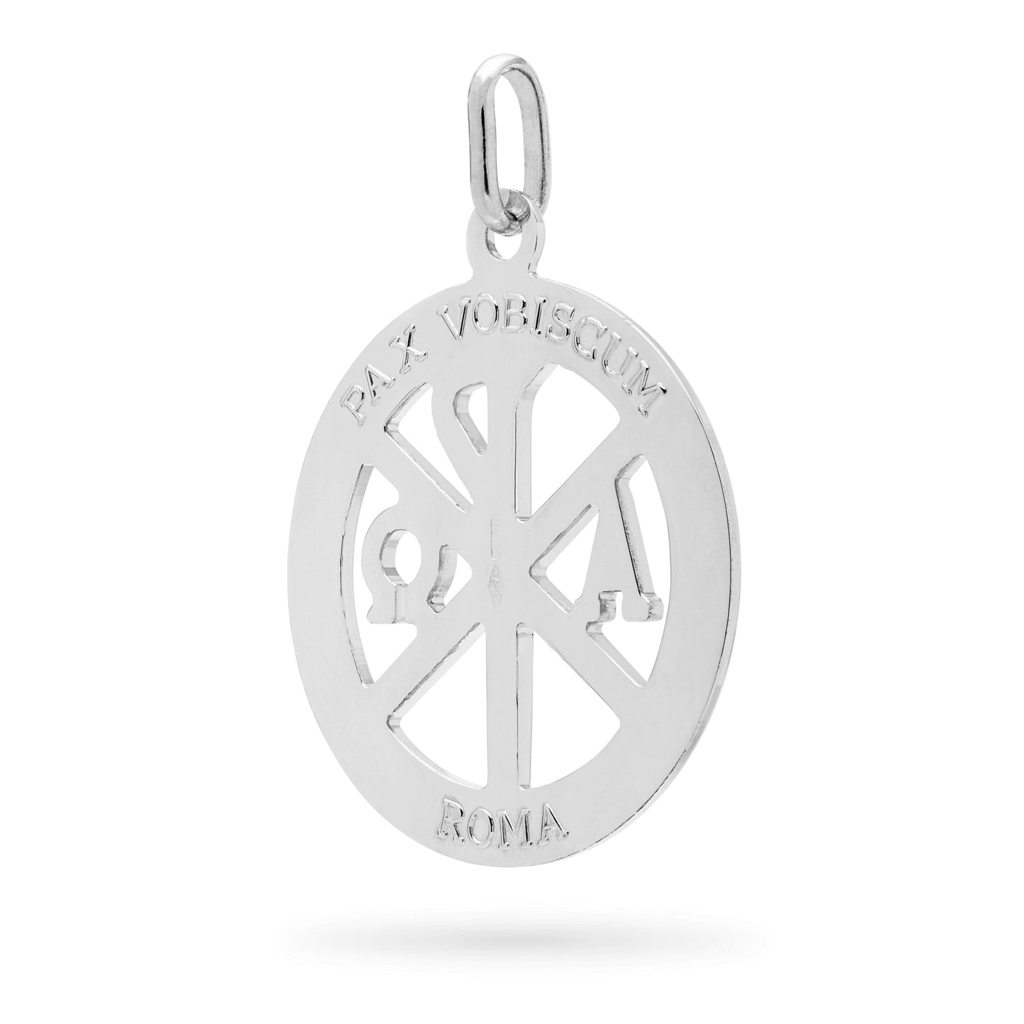 MONDO CATTOLICO Medal Sterling Silver Peace Cross Medal