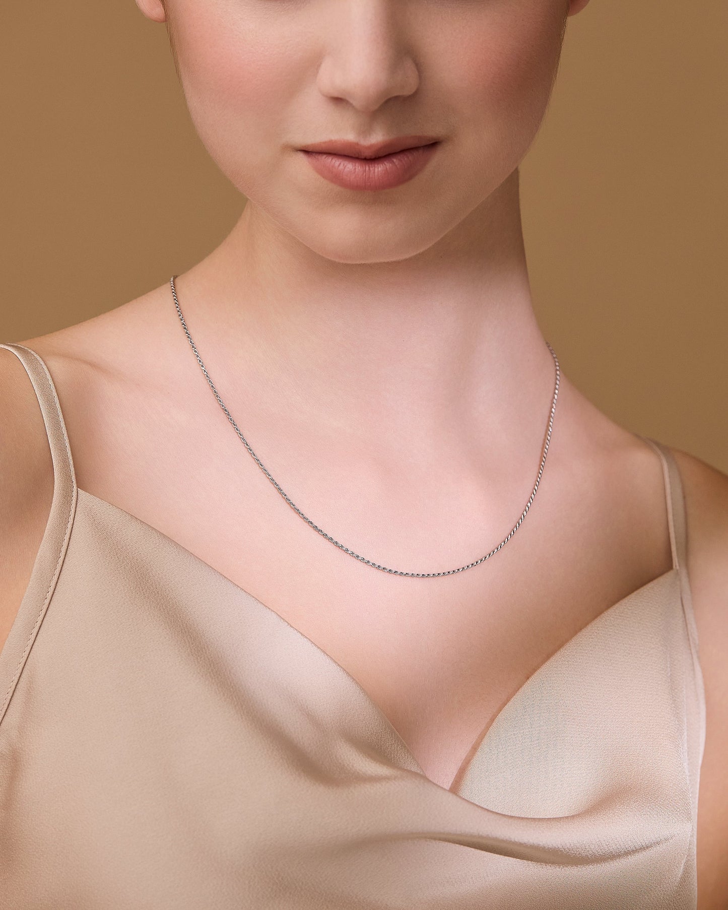 MONDO CATTOLICO ROMA Necklaces Sterling Silver Rope Chain