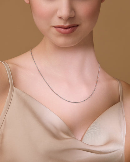 MONDO CATTOLICO ROMA Necklaces Sterling Silver Rope Chain