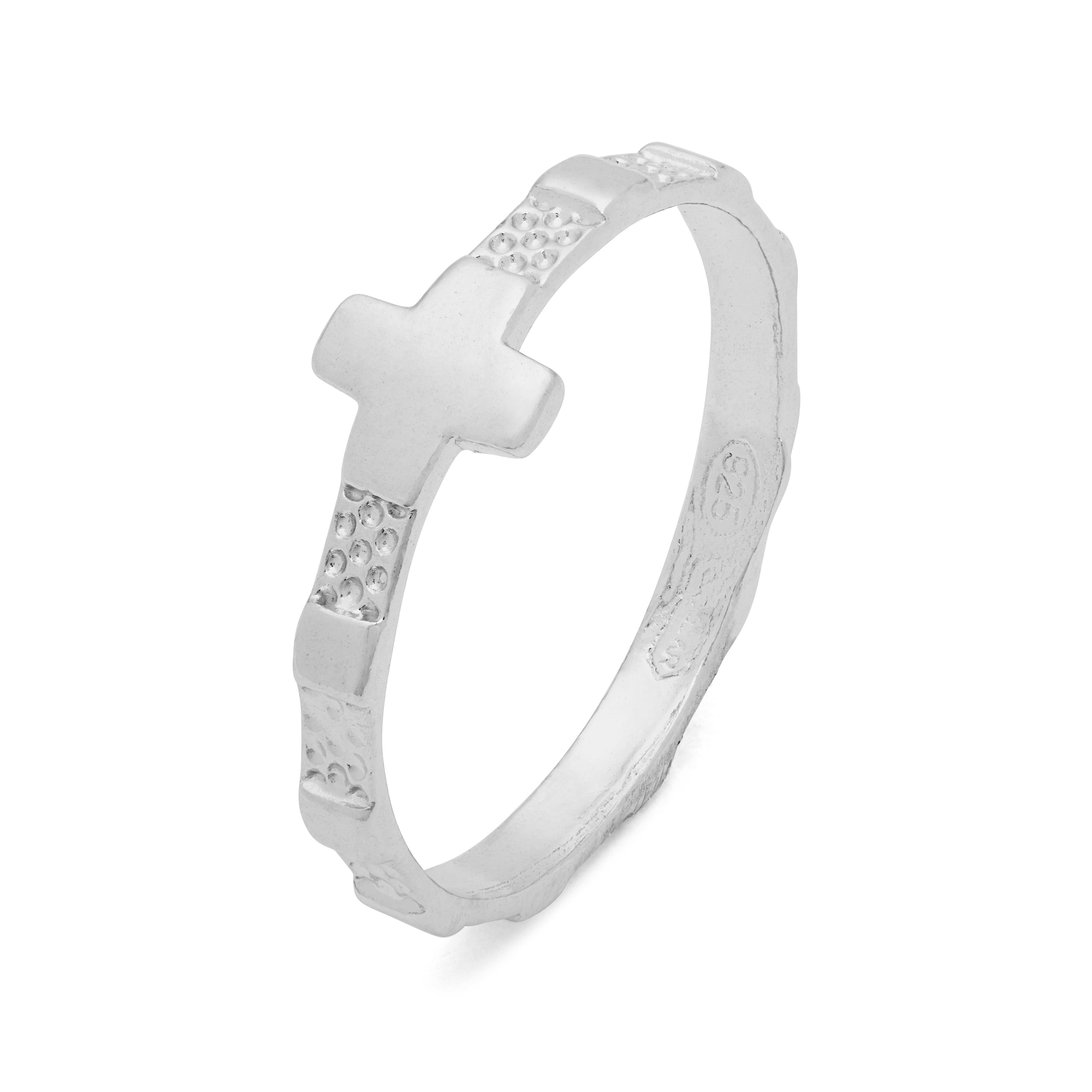 Mary Mackillop Silver Metal Rosary Ring By Gifted Memories Faith