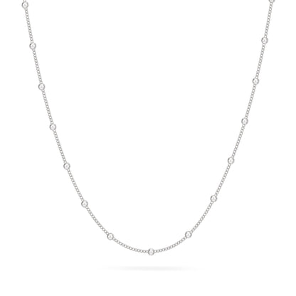 MONDO CATTOLICO ROMA Necklaces 45 cm (17.72 in) Sterling Silver Satellite Curb Chain Necklace