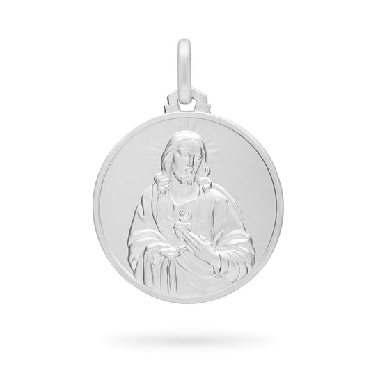 MONDO CATTOLICO Medal Sterling Silver Scapular Medal