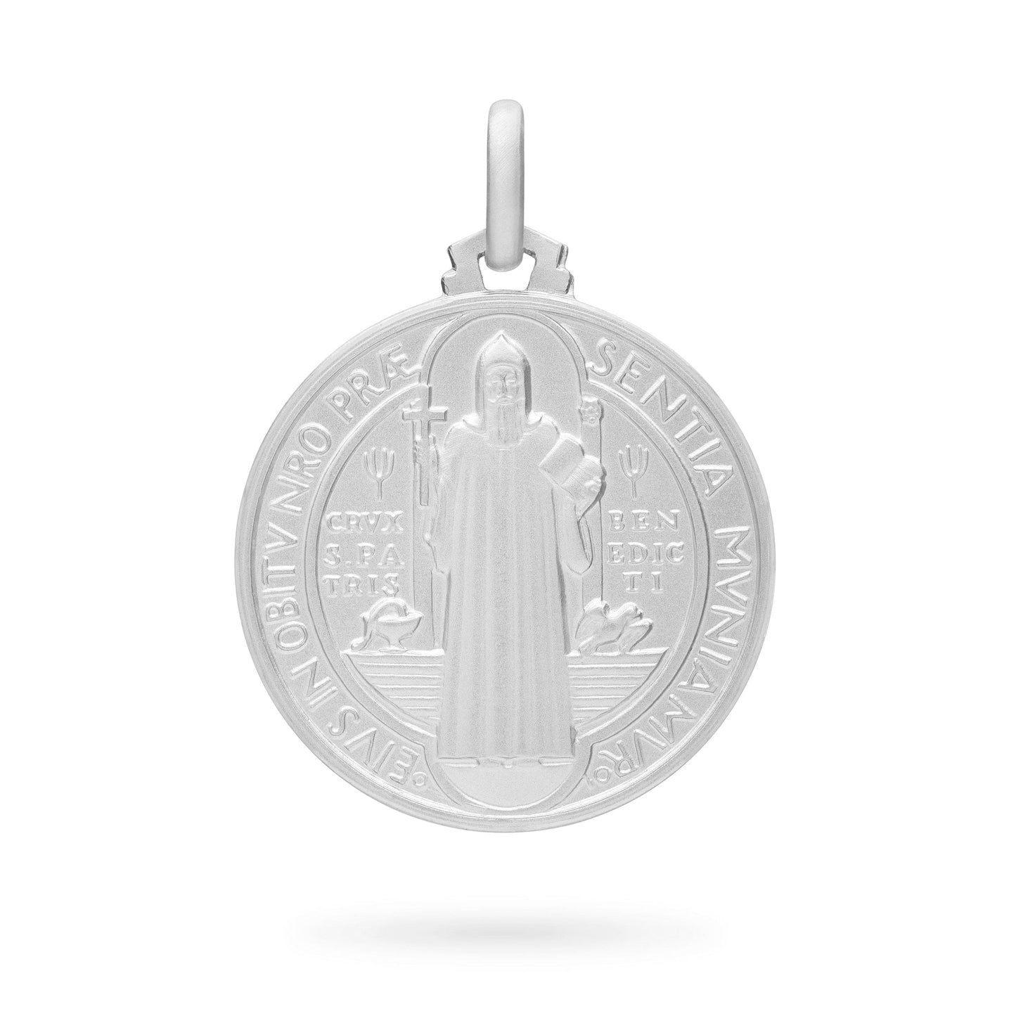 MONDO CATTOLICO Medal Sterling Silver St. Benedict Medal