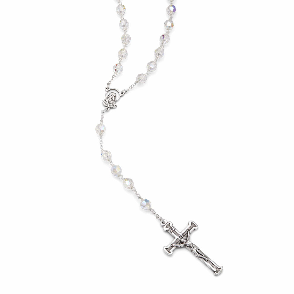 White Crystals Rosary main image 1