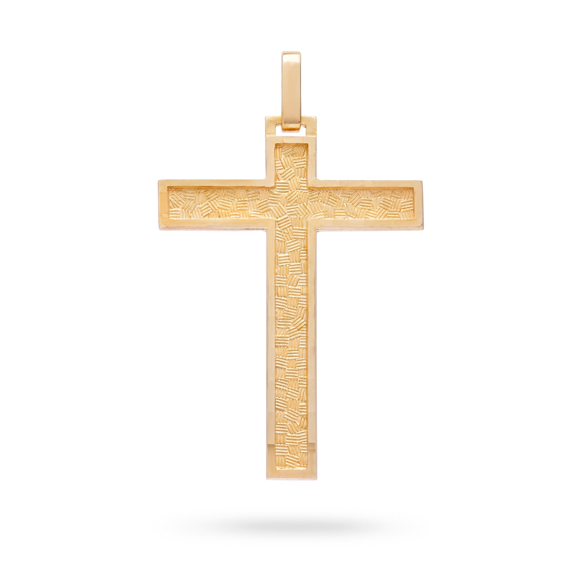 MONDO CATTOLICO ROMA 34 mm (1.34 in) Vintage French Vermeil Cross