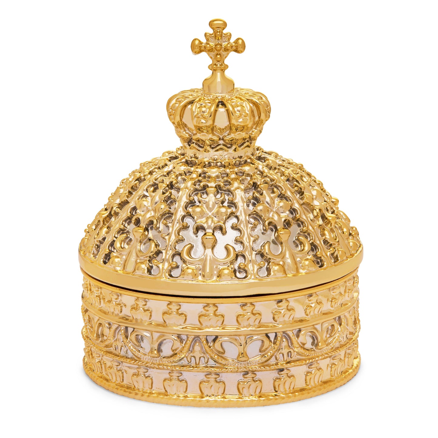 MONDO CATTOLICO ROMA Arras 10 cm (3.94 in) / 8.50 cm (3.35 in) / 3 cm (1.18 in) Wedding Arras Coins with St. Peter’s Dome Case