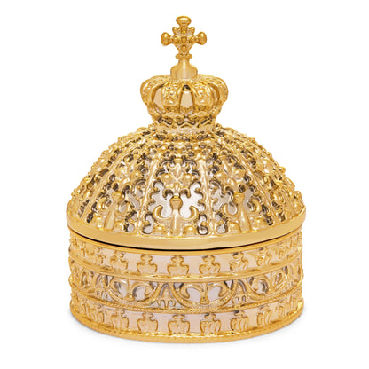 MONDO CATTOLICO ROMA Arras 10 cm (3.94 in) / 8.50 cm (3.35 in) / 3 cm (1.18 in) Wedding Arras Coins with St. Peter’s Dome Case
