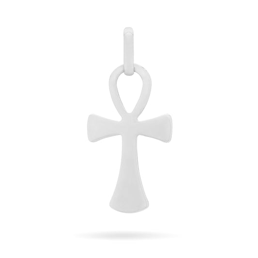 Mondo Cattolico Pendant White Gold Ankh Symbol Pendant