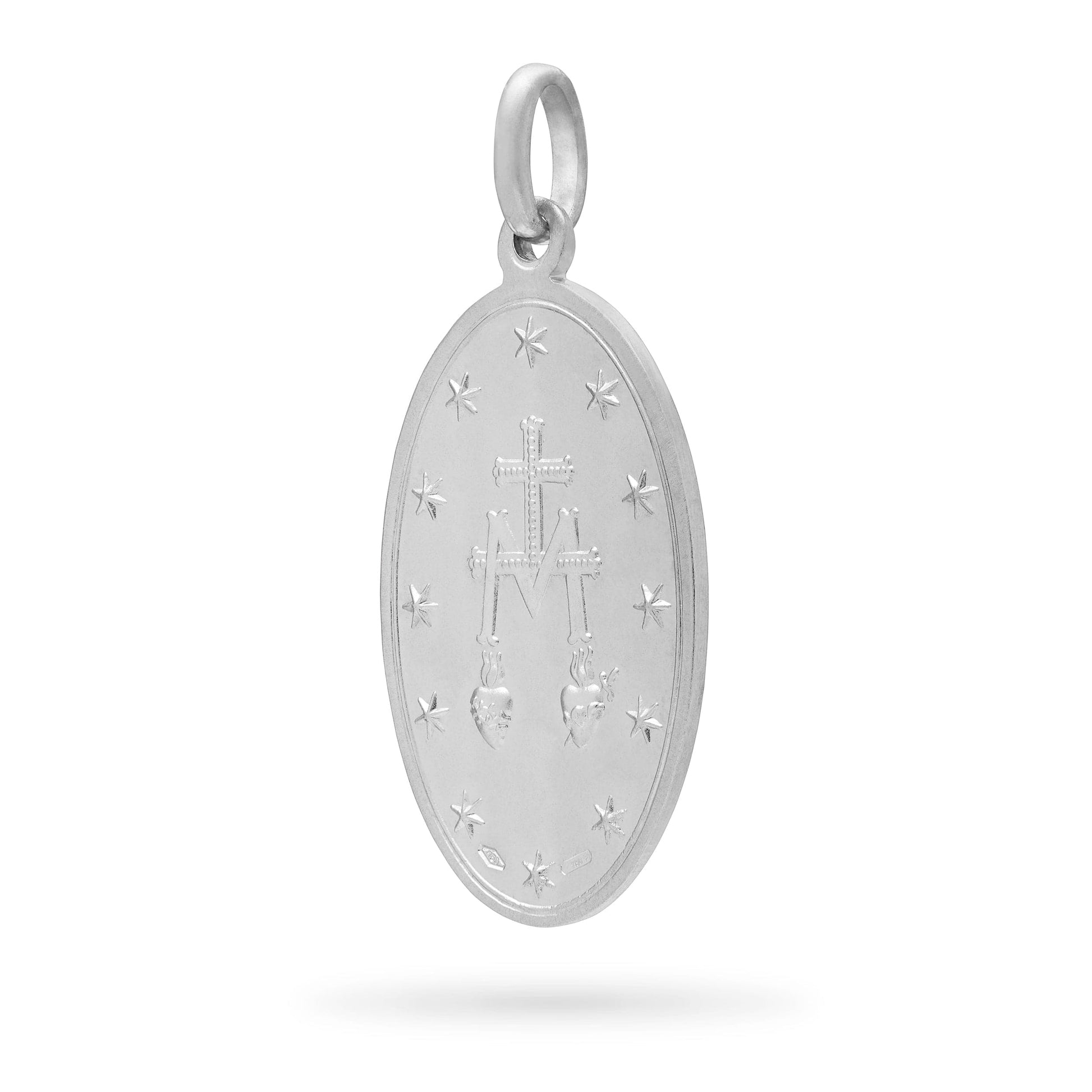 MONDO CATTOLICO Jewelry White Gold Miraculous Medal