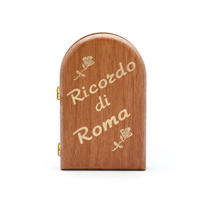 Mondo Cattolico Panel 10 Wooden Diptych of Pope Leo XIV