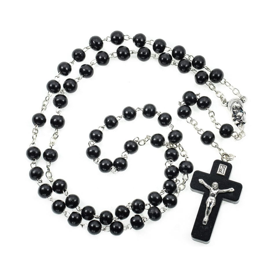 MONDO CATTOLICO Prayer Beads Wooden Rosary