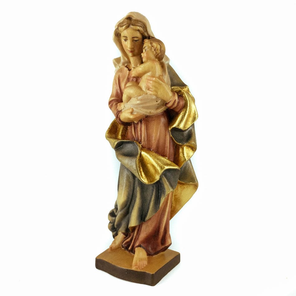 DEUR SNC DI DEMETZ OSVALD & CO. 13 cm (5.12 in) Wooden Statue of Madonna of the Nomads