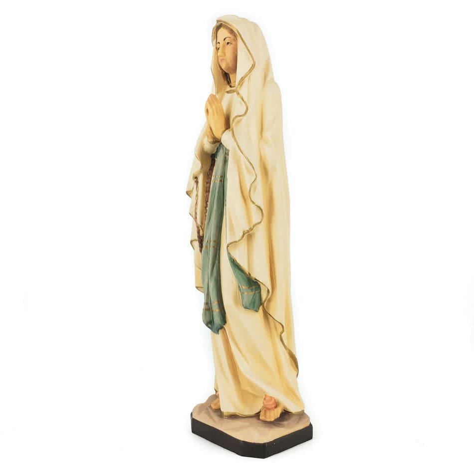 Mondo Cattolico Prayer Beads 20 cm (7.87 in) Wooden Statue of Our Lady of the Rosary