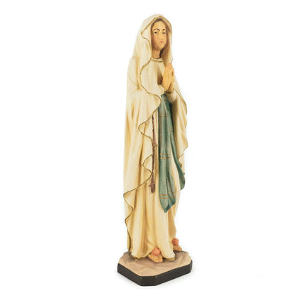 Mondo Cattolico Prayer Beads 20 cm (7.87 in) Wooden Statue of Our Lady of the Rosary