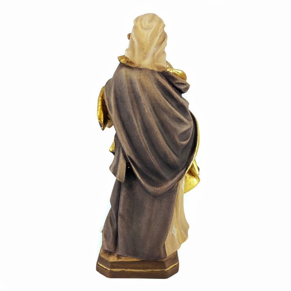 MONDO CATTOLICO 15 cm (5.91 in) Wooden Statue of St. Elizabeth of Hungary