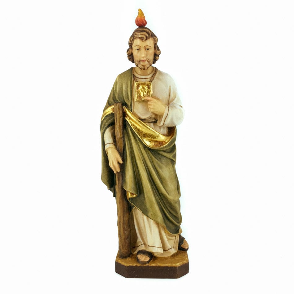 MONDO CATTOLICO 17 cm (6.69 in) Wooden Statue of St. Jude Thaddeus
