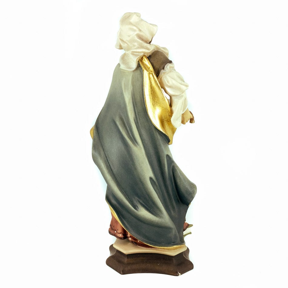 MONDO CATTOLICO 20 cm (7.87 in) Wooden Statue of St. Lucy of Siracuse