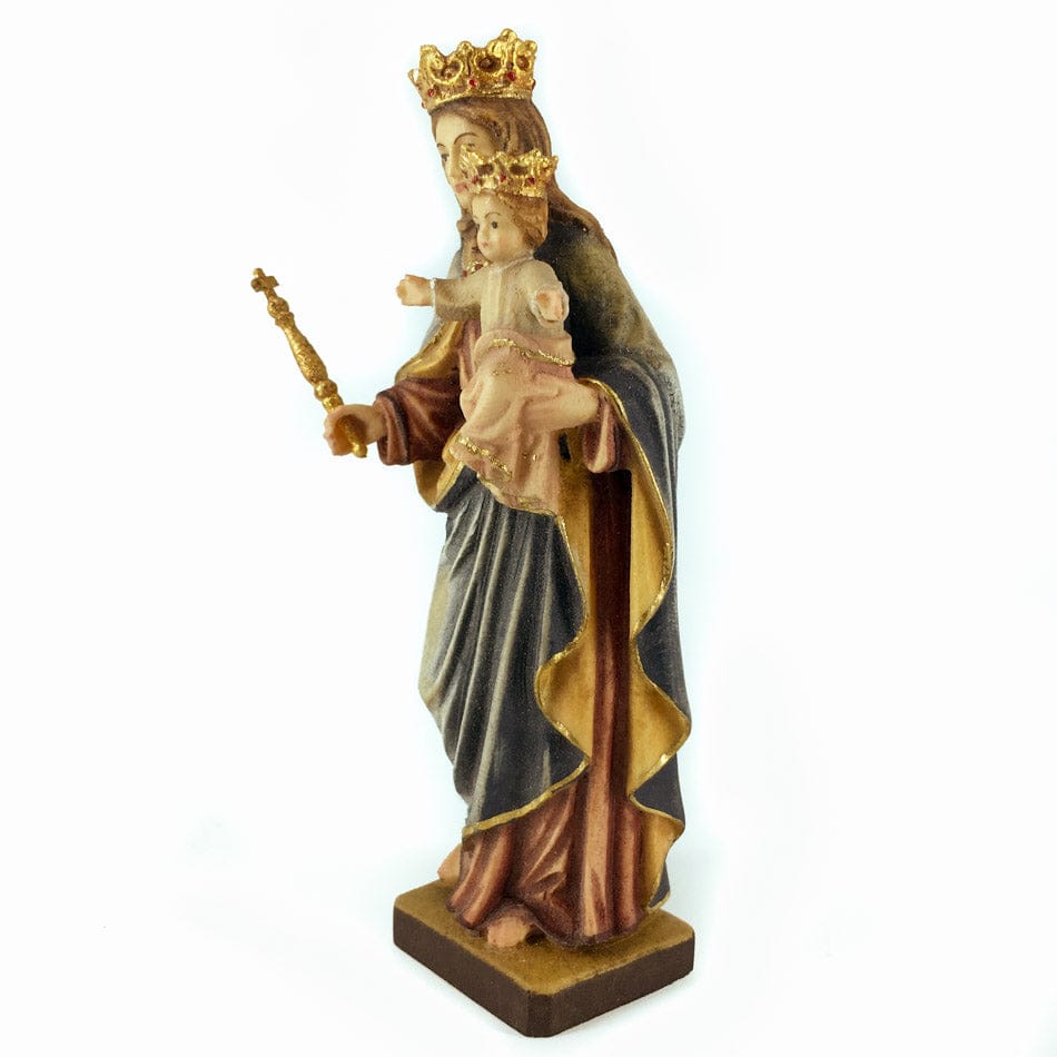 PEMA S.R.L. 12 cm (4.72 in) Wooden Statue of the Mary Help of Christians