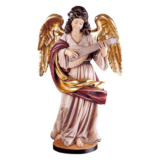 Mondo Cattolico Colored / 13 cm (5.1 in) Wooden statue of Victoria - angel