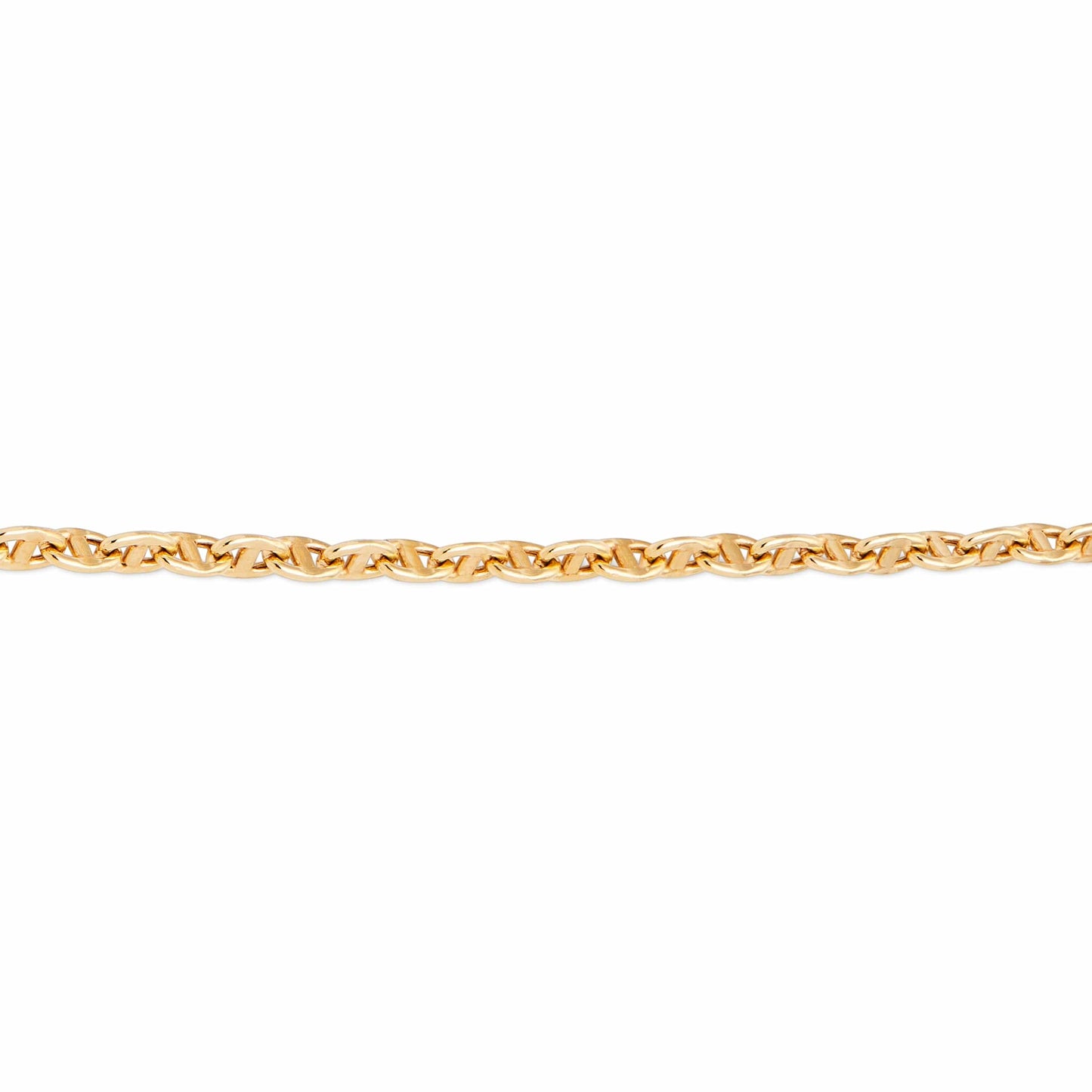 MONDO CATTOLICO Jewelry Cm 60 (23.6 in) Yellow Gold Chain Berlin Model