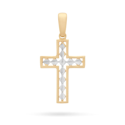 Mondo Cattolico Pendant Yellow Gold Cross Pendant