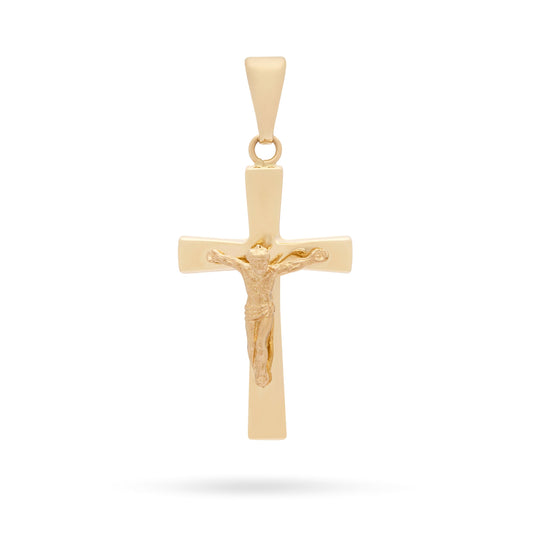 Mondo Cattolico Pendant Yellow Gold Crucifix Pendant