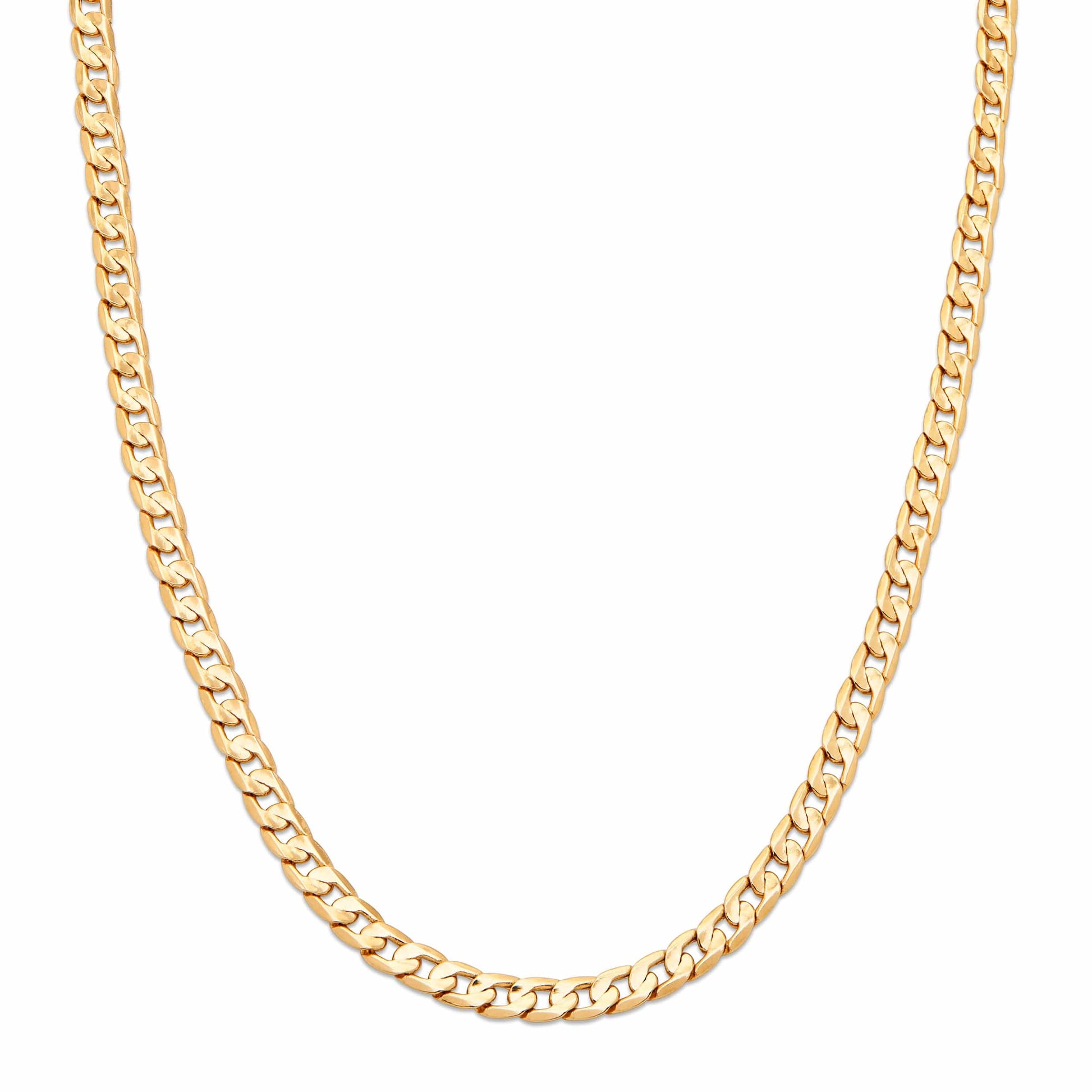 MONDO CATTOLICO Jewelry Cm 60 (23.6 in) Yellow Gold Curb Chain