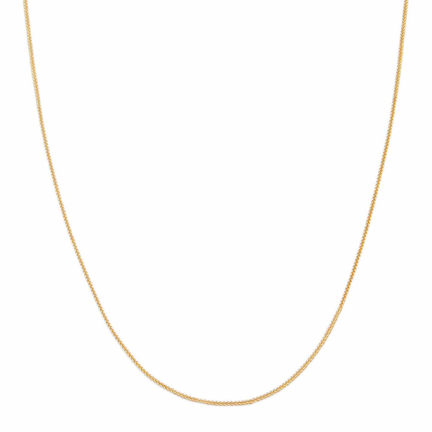 MONDO CATTOLICO Jewelry Cm 60 (23.6 in) Yellow Gold Foxtail chain