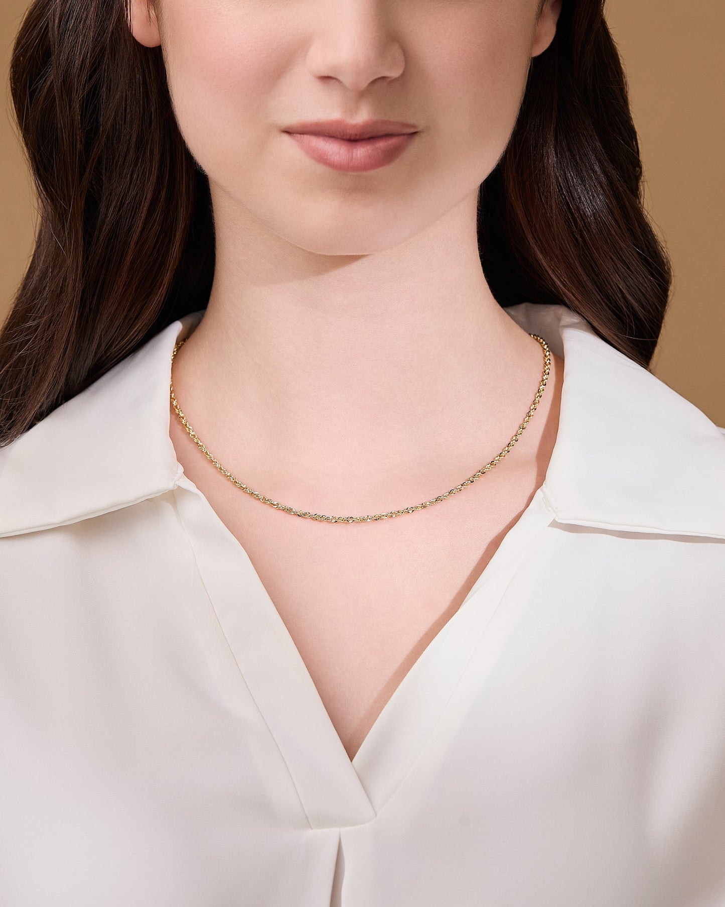 MONDO CATTOLICO ROMA Necklaces 50 cm (19.69 in) Yellow Gold Iride Chain Necklace