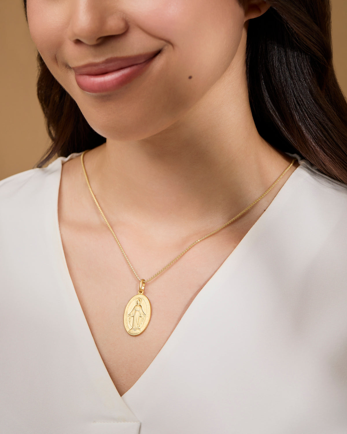 MONDO CATTOLICO ROMA Medal Yellow Gold Miraculous Medal