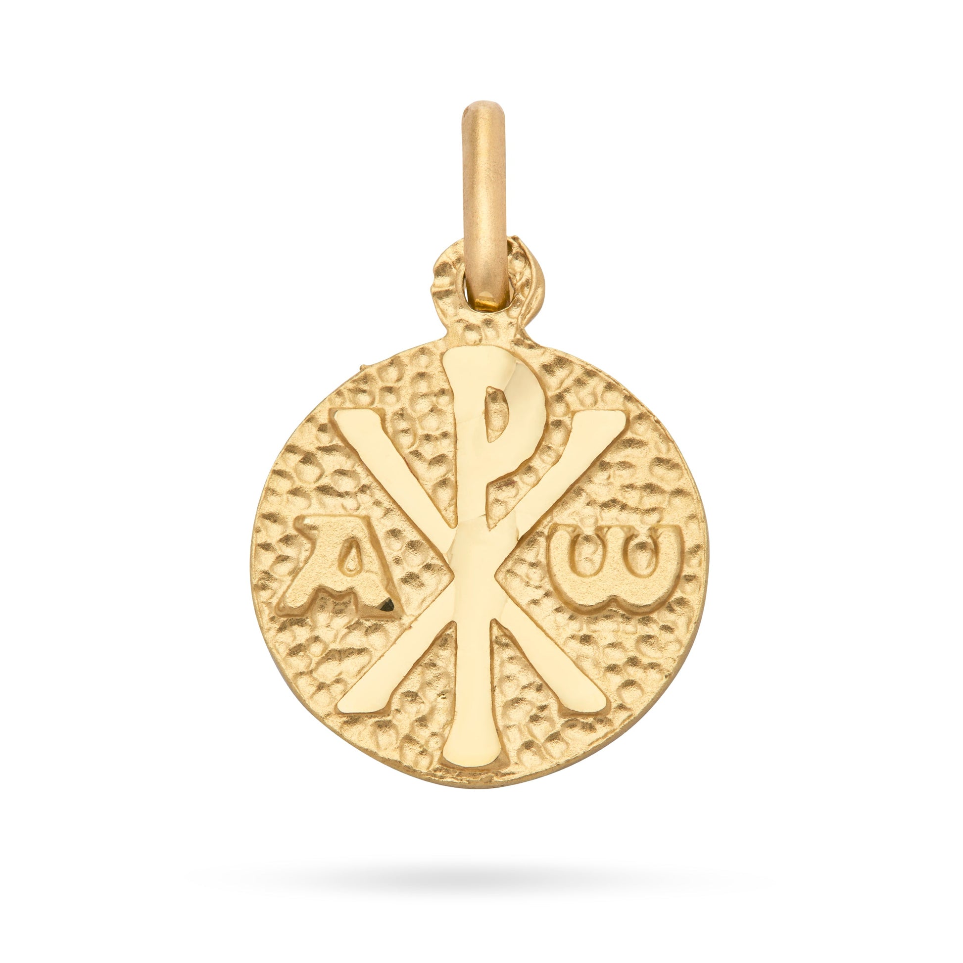 MONDO CATTOLICO Jewelry 12 mm (0.47 in) Yellow gold Peace Cross Pendant