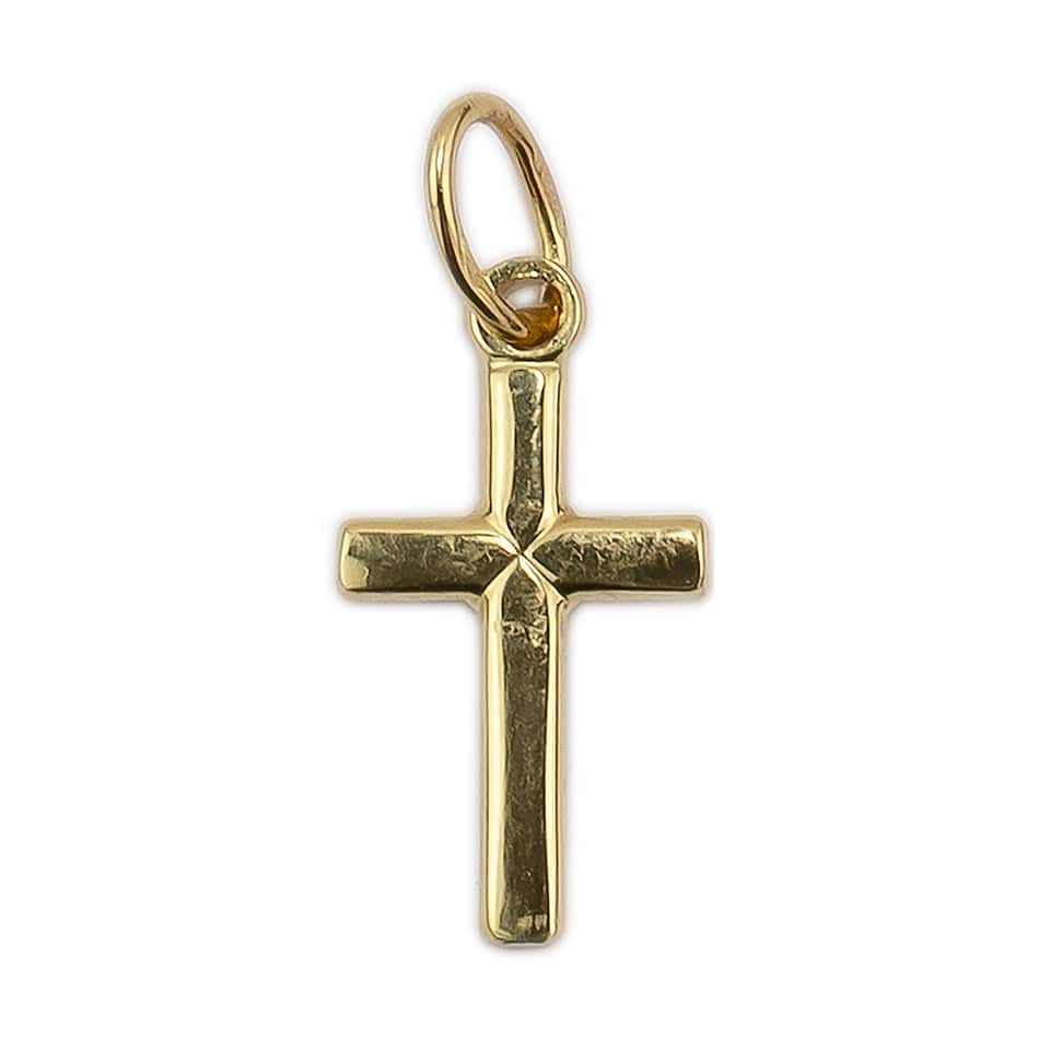 MONDO CATTOLICO Yellow Gold Small Cross without Body