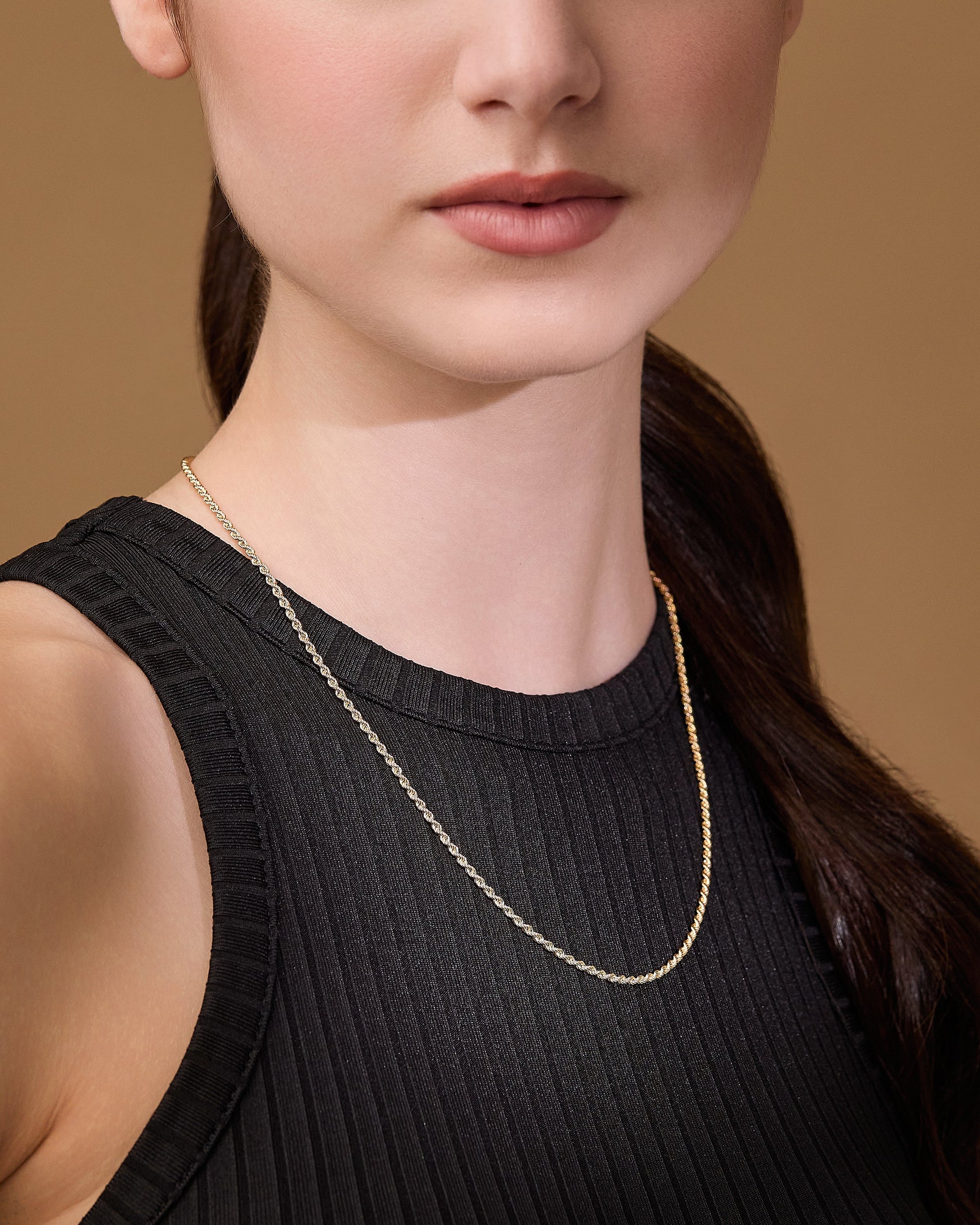 MONDO CATTOLICO ROMA Necklaces 50 cm (19.69 in) Yellow Gold Torchon Chain Necklace