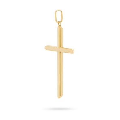 MONDO CATTOLICO ROMA Yellow Gold Tube Cross